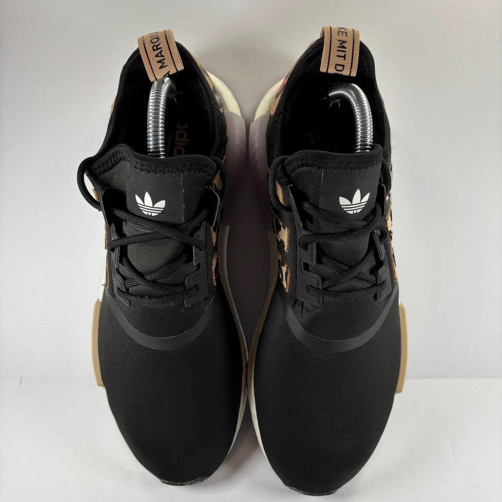 Adidas NMD R1 Women's Sneakers 9.5 Black Leopard Print Boost Casual Running - Picture 9 of 10